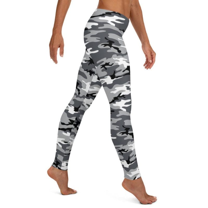 Black, White, and Grey Camo Leggings