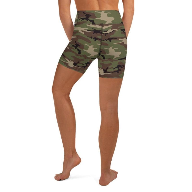 Camo High Waist Shorts