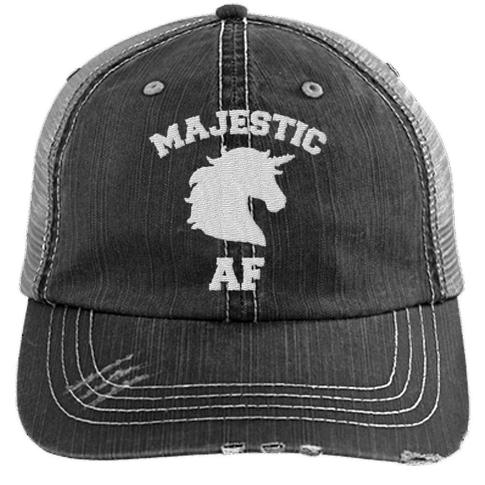 Majestic AF Grey Trucker Hat