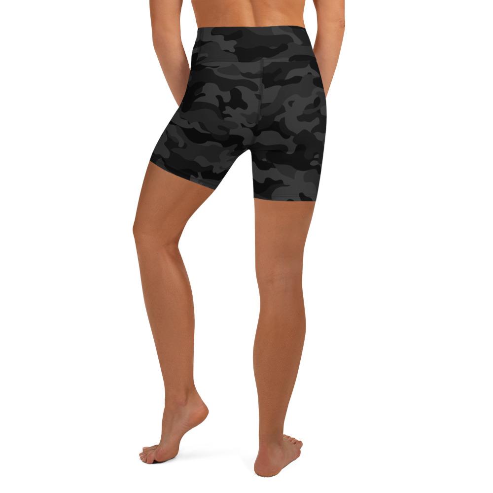 Karmavore Midnight Camo High Waist Shorts