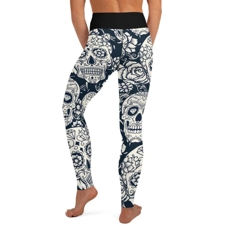 Sugar Skull High Waist Leggings