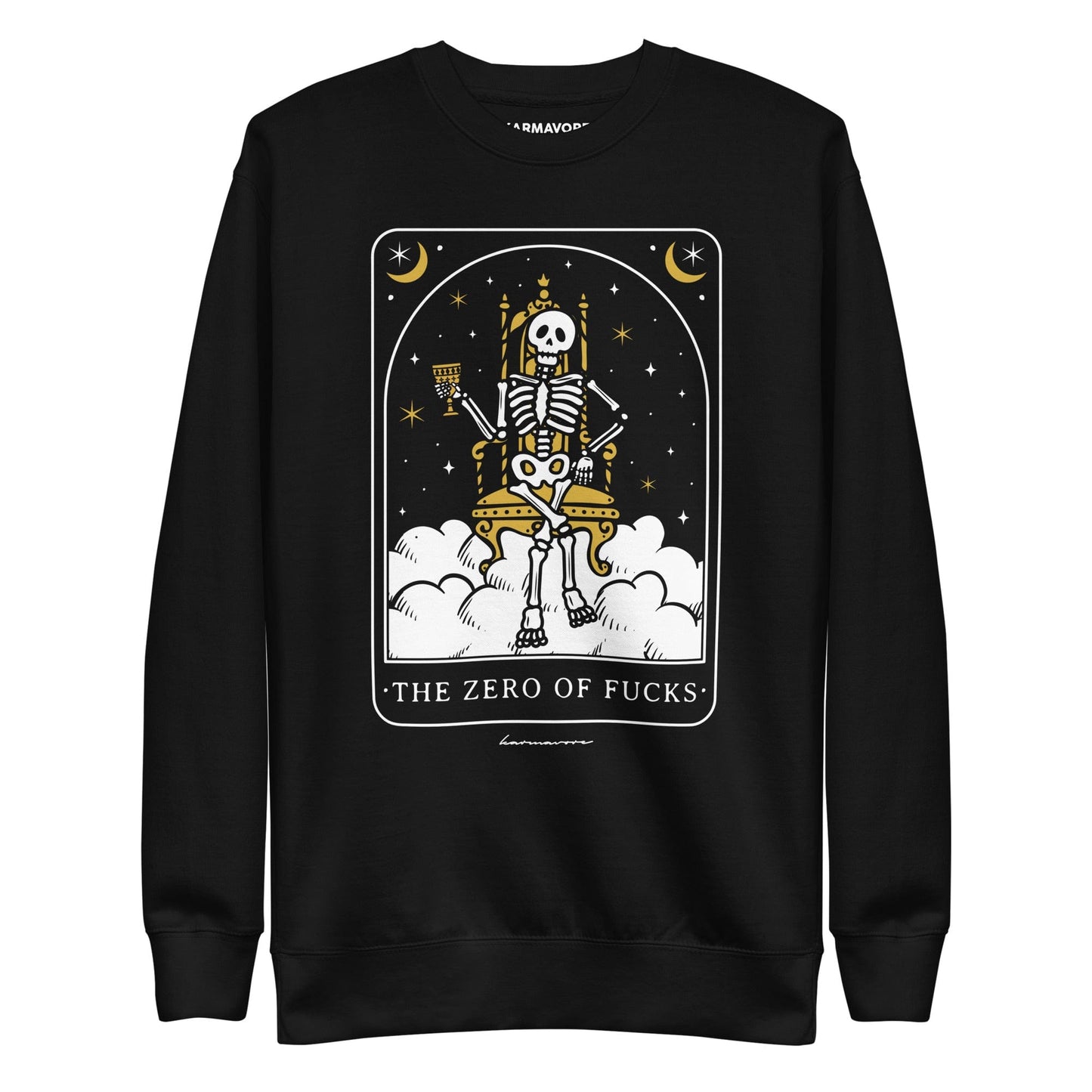 Karmavore The Zero of Fucks Zen Sweatshirt S