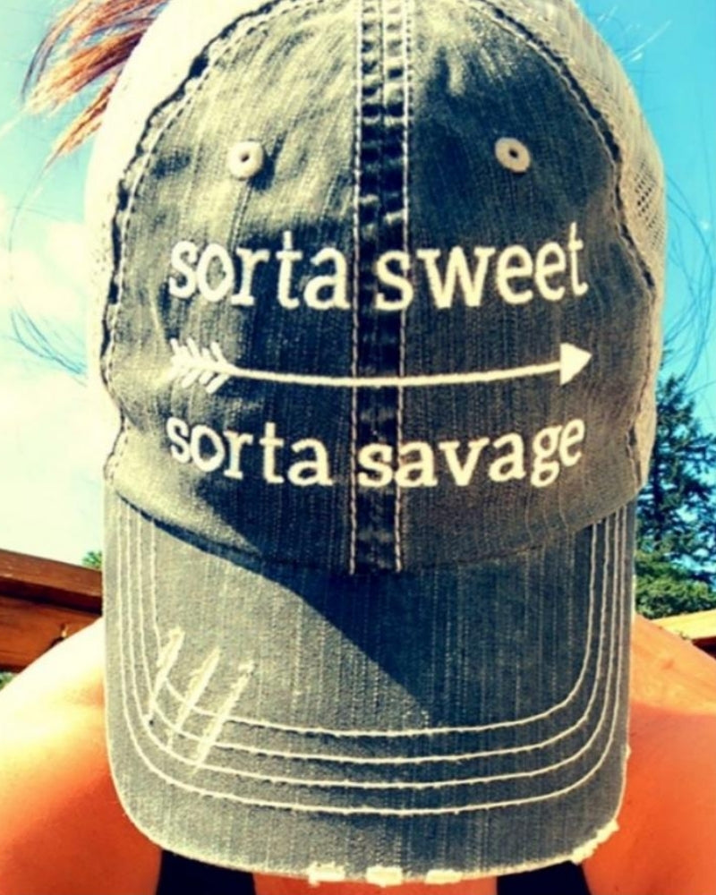 Karmavore | Sorta Sweet Sorta Savage Trucker Hat - Link To Shop Women's Hats