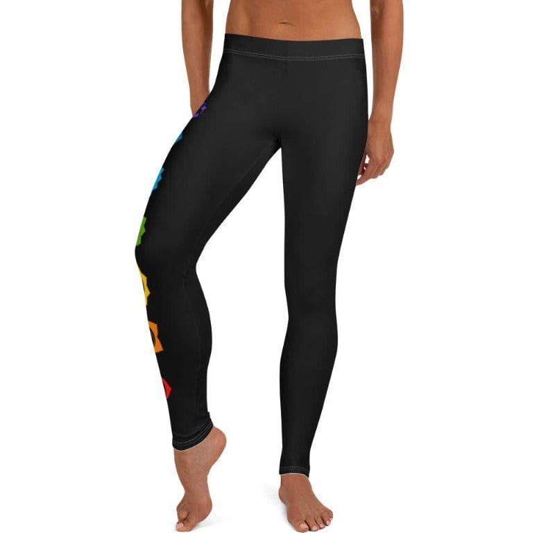 7 Chakras Black Leggings