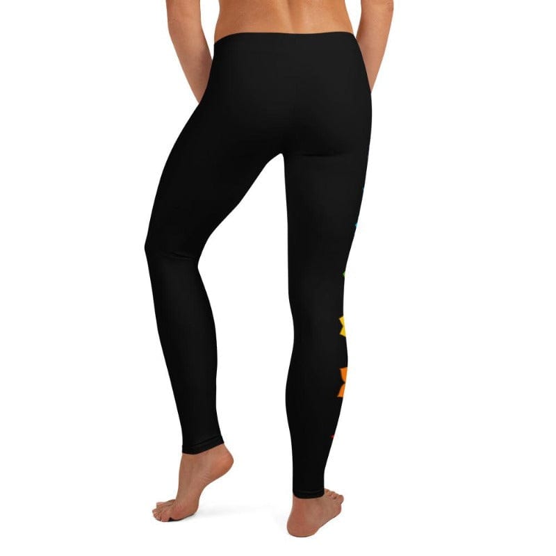 7 Chakras Black Leggings