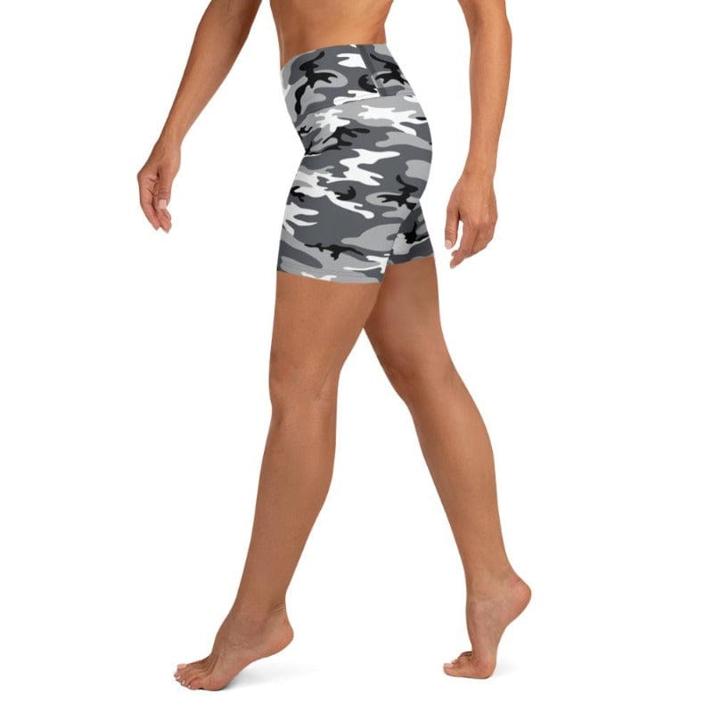 Black, White, and Grey High Waist Shorts