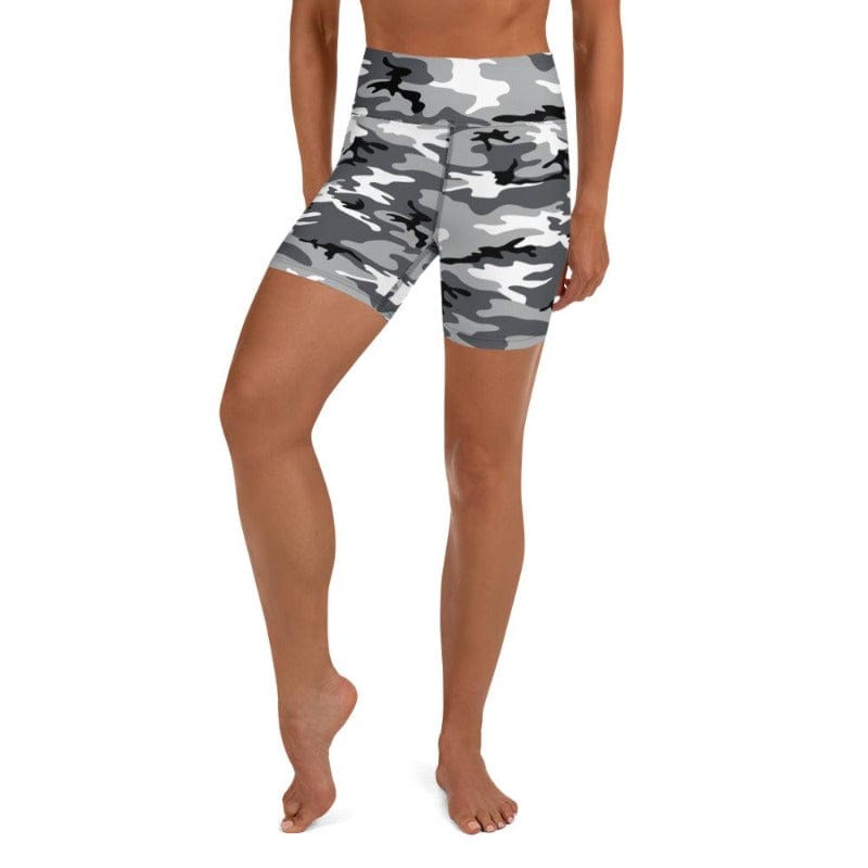 Black, White, and Grey High Waist Shorts