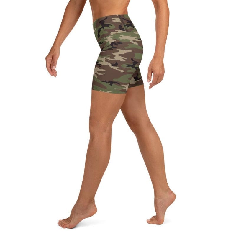 Camo High Waist Shorts
