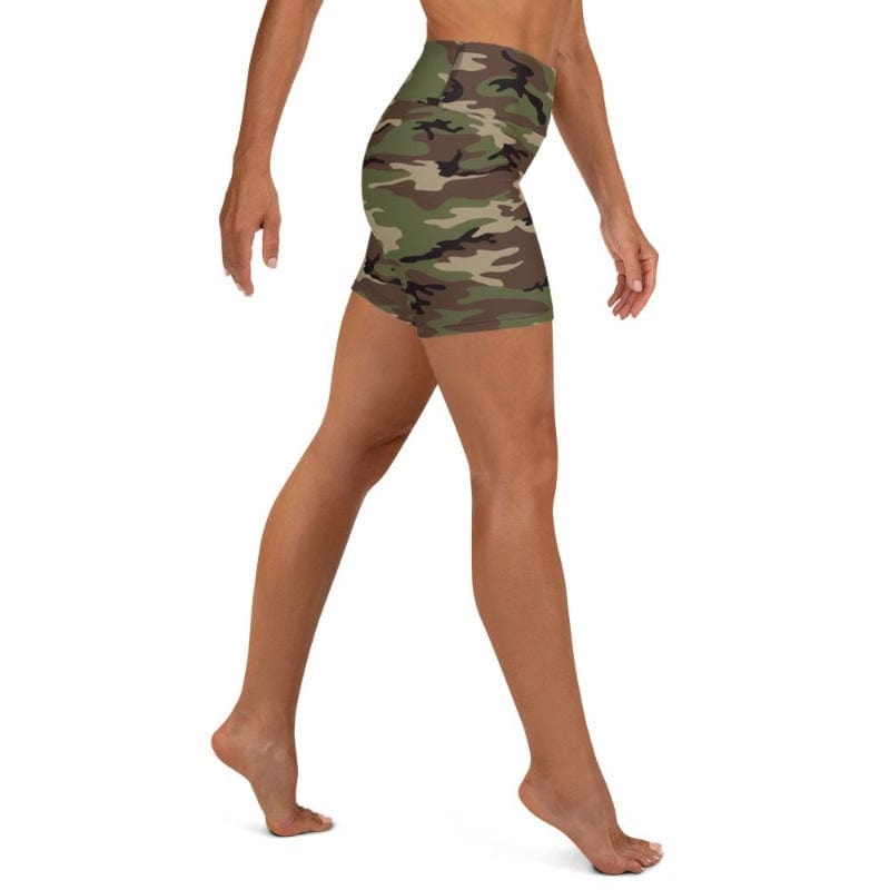 Camo High Waist Shorts