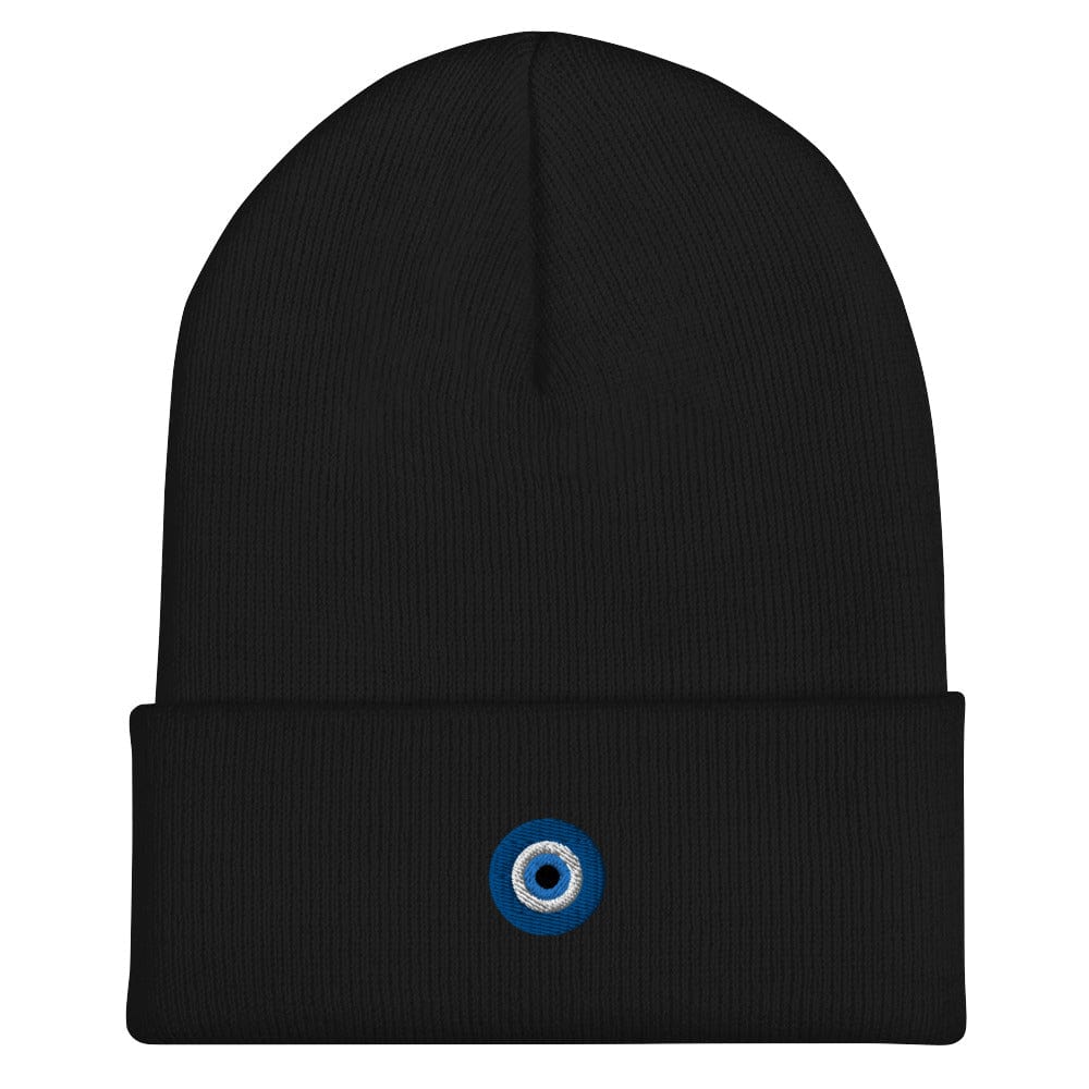 Evil Eye Black Beanie