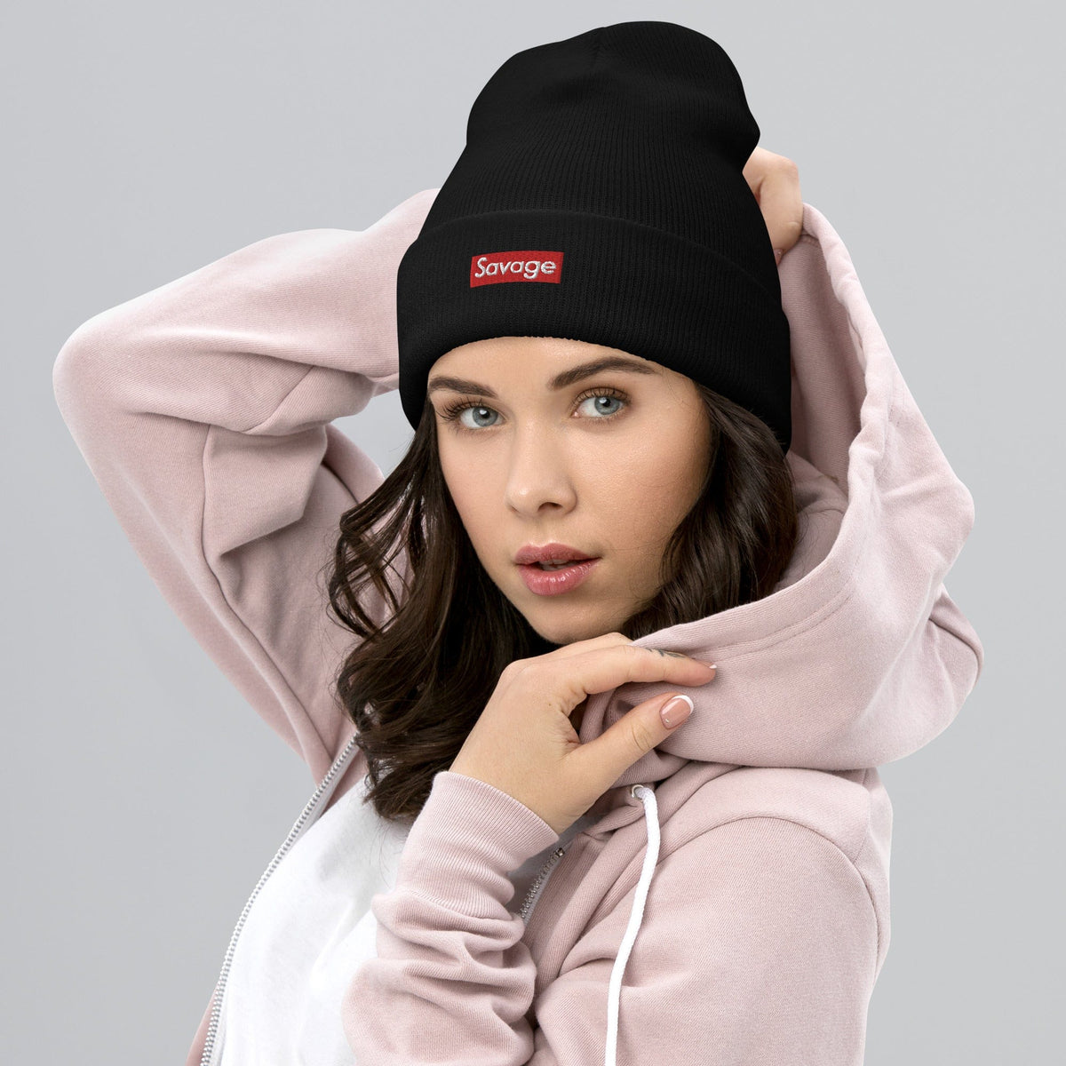 Savage Black Beanie