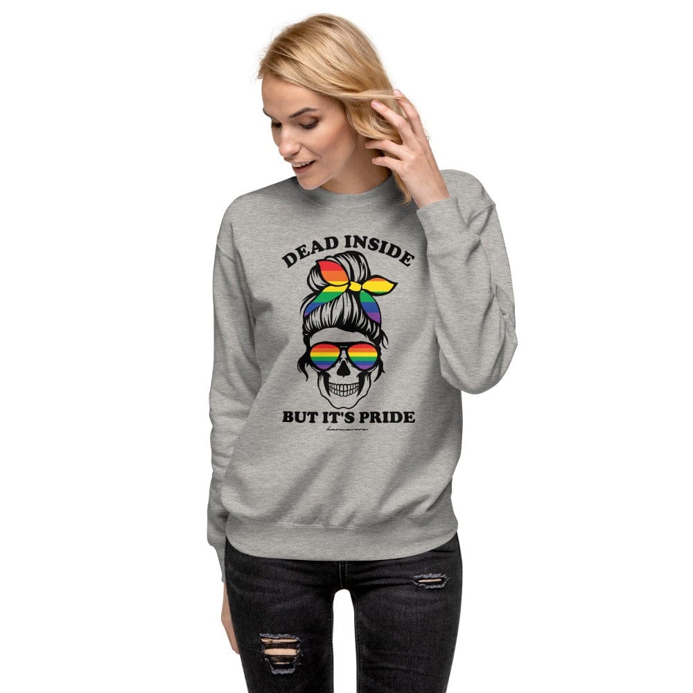Karmavore Dead Inside But It&#39;s Pride Zen Sweatshirt