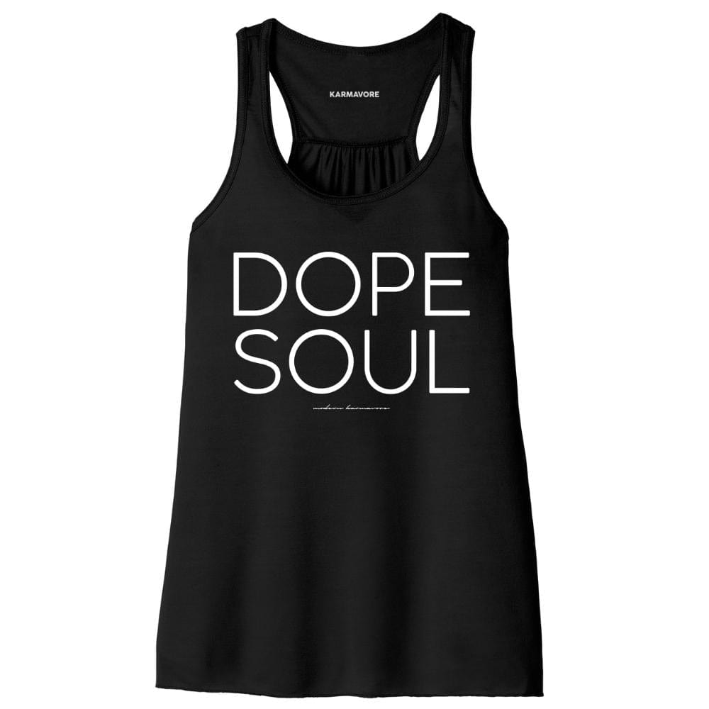 Karmavore Dope Soul Flowy Tank Black / S