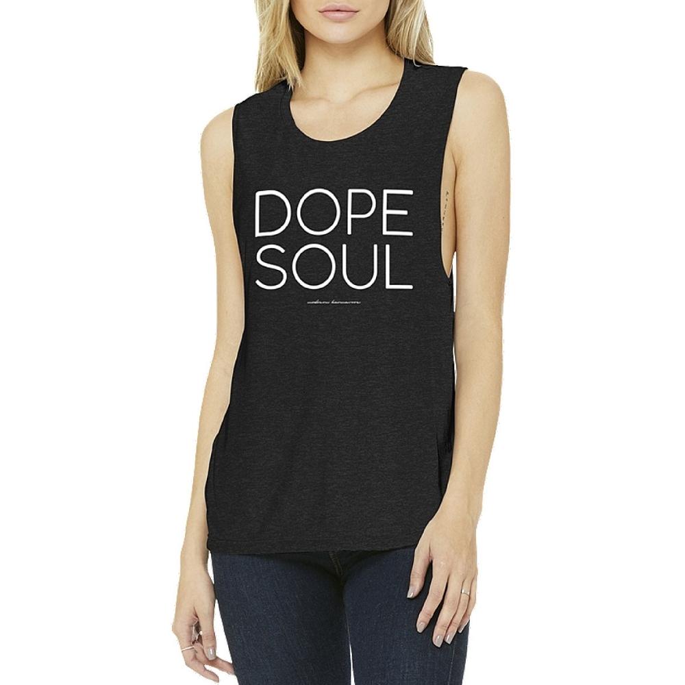 Dope Soul Black Muscle Tank Top