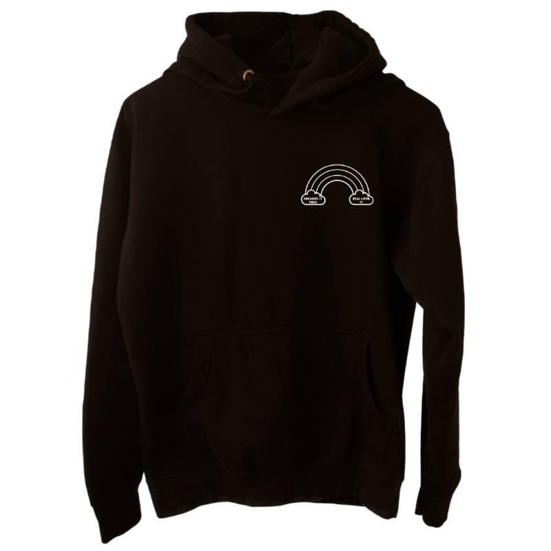 Dreamed It Then Real Lifed It Black Hoodie