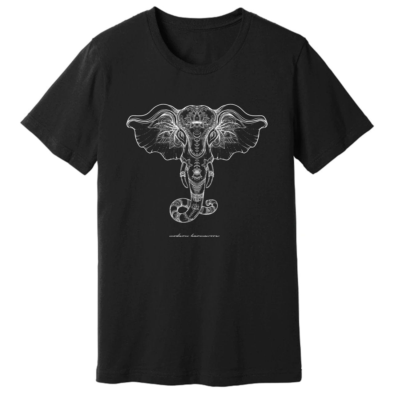 Karmavore Elephant Mandala Premium Tee Black / S