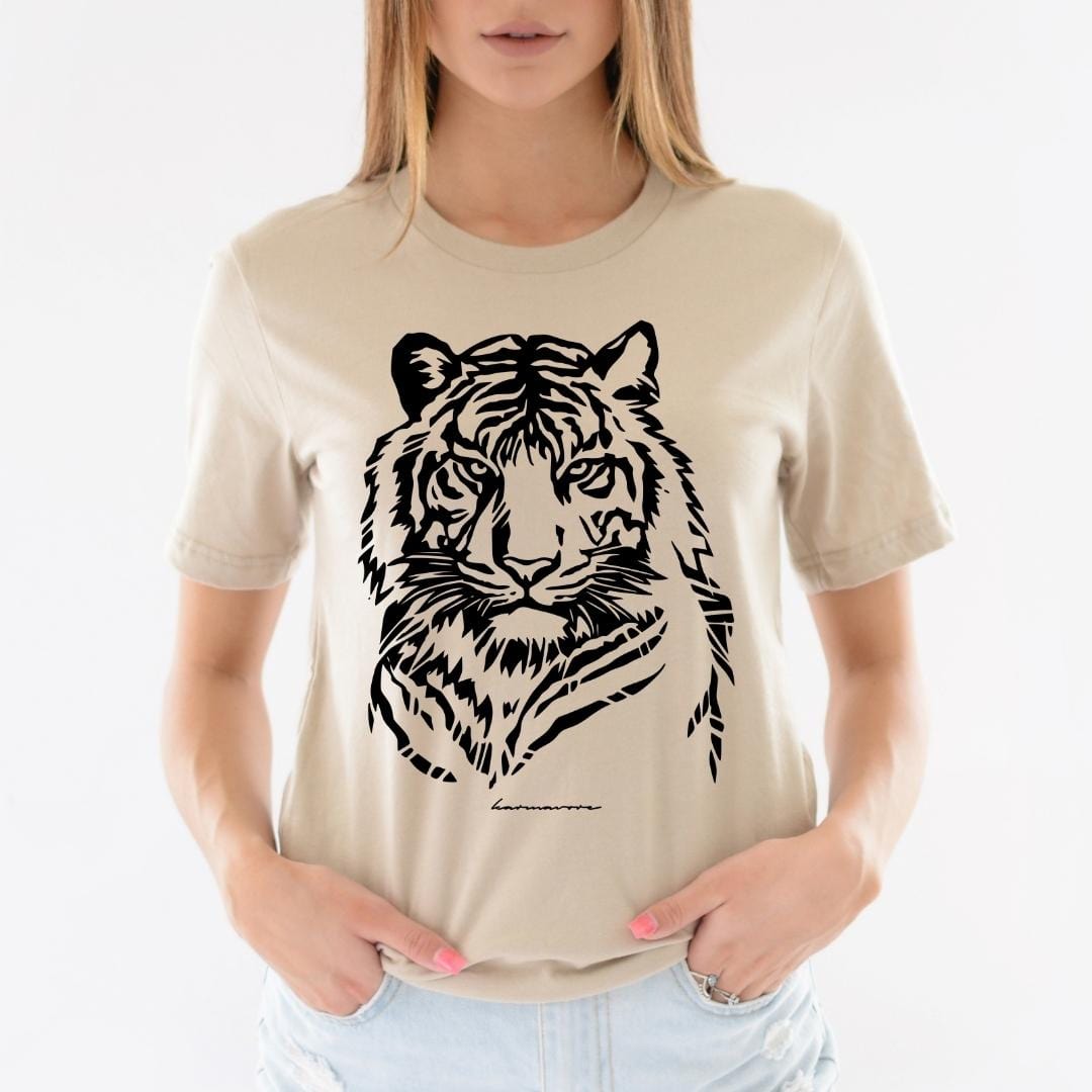 Karmavore Fierce Premium Tee Heather Sand / S