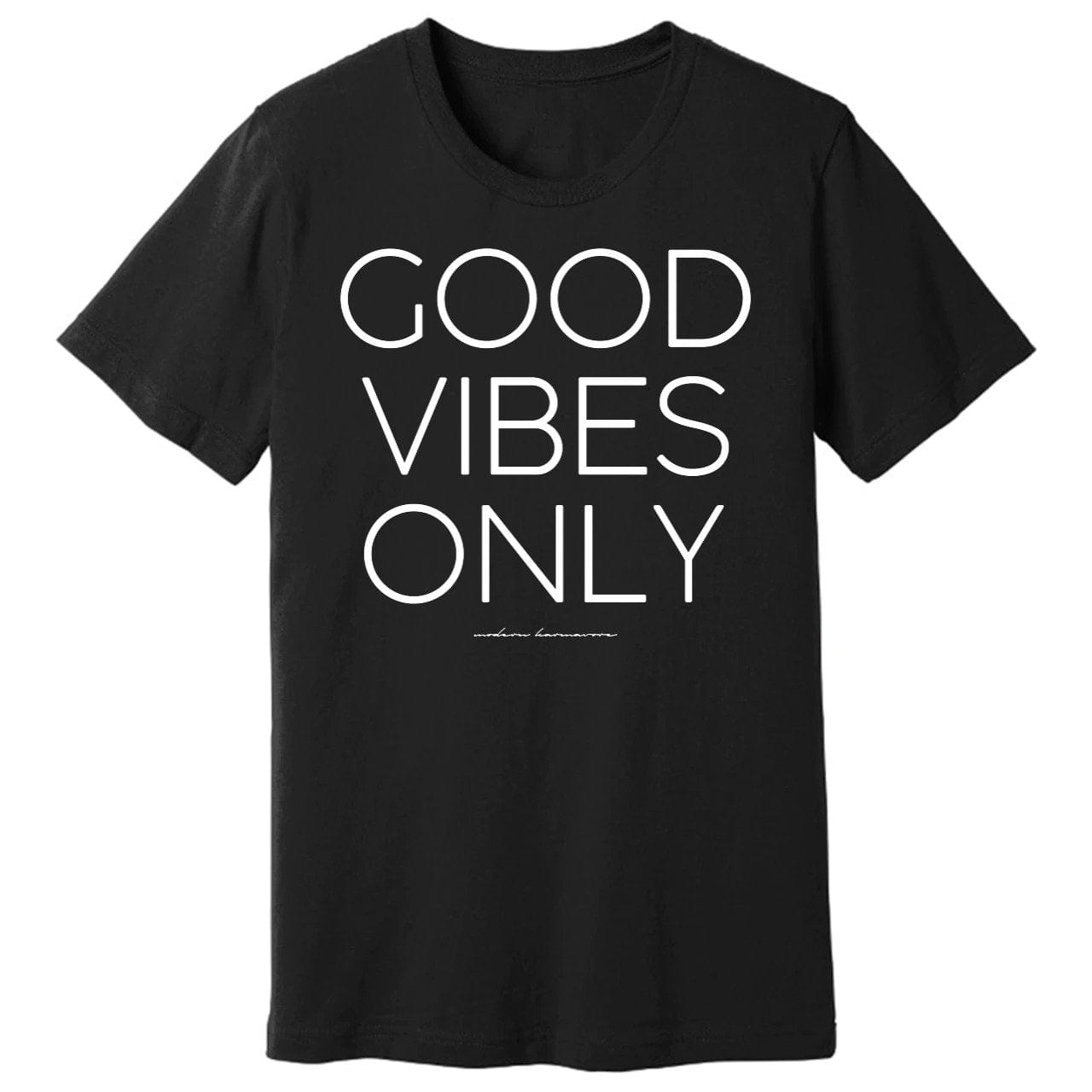 Karmavore Good Vibes Only Premium Tee Black / XS