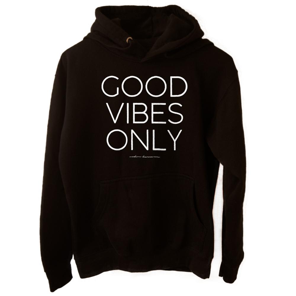 Karmavore Good Vibes Only Ultra Hoodie Black / S