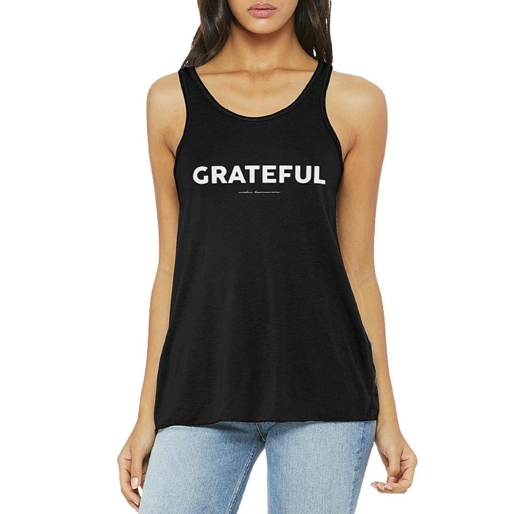 Grateful Black Tank Top