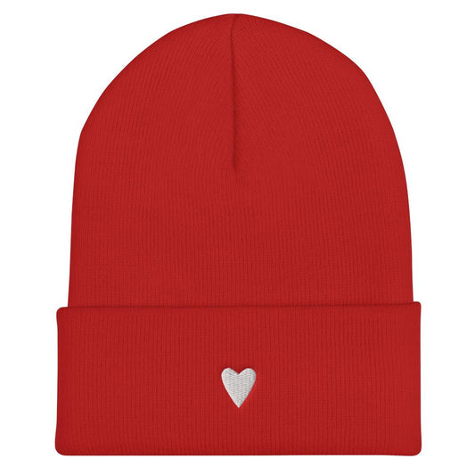 Heart Red Beanie