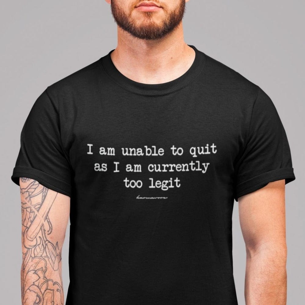 Karmavore I Am Unable To Quit Premium Tee