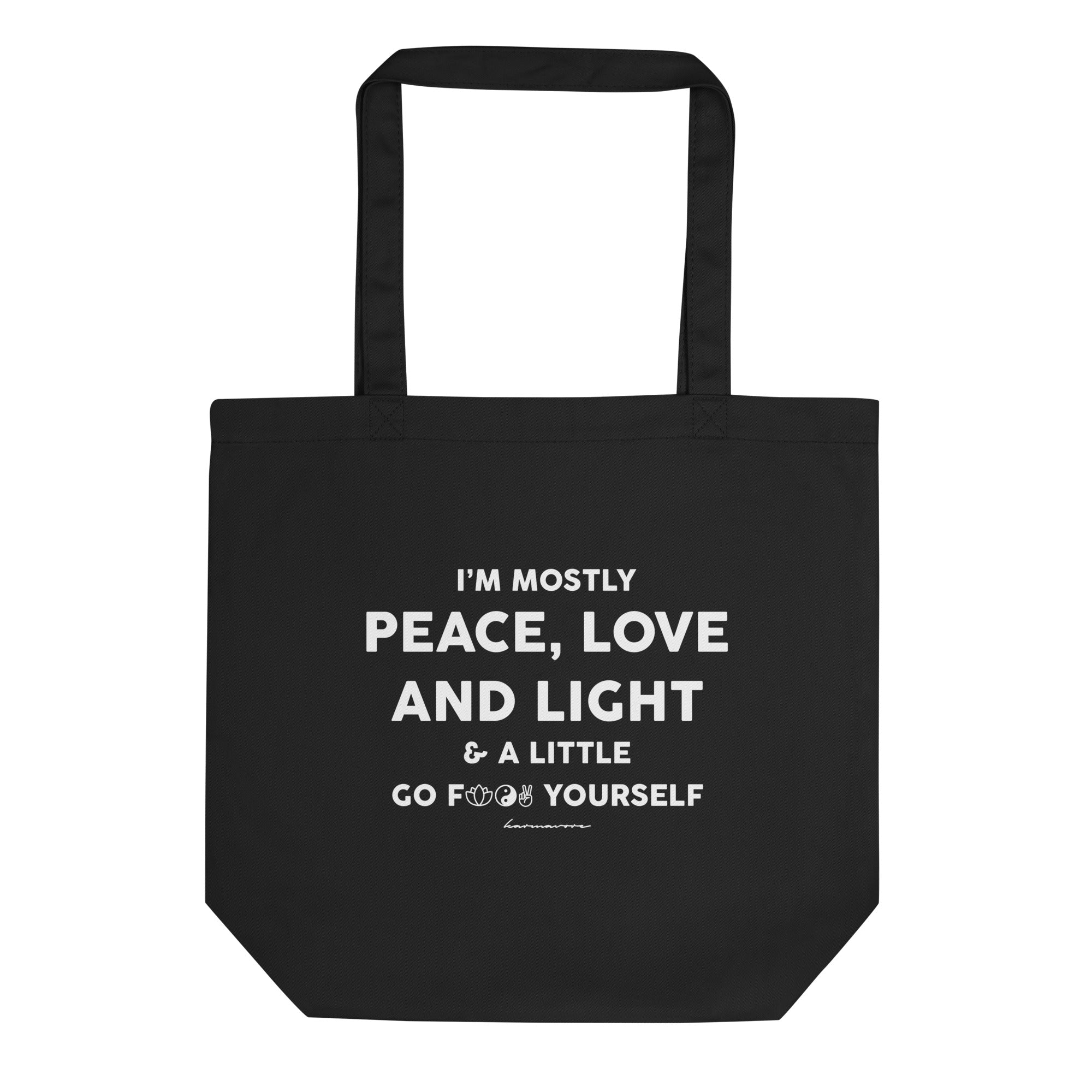 Peace Love You Tote Bag