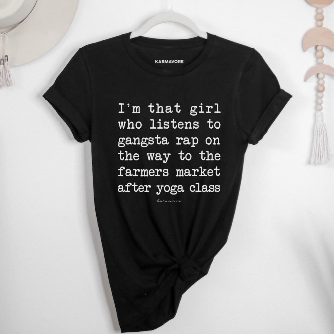 Karmavore I'm That Girl Premium Tee Black / S