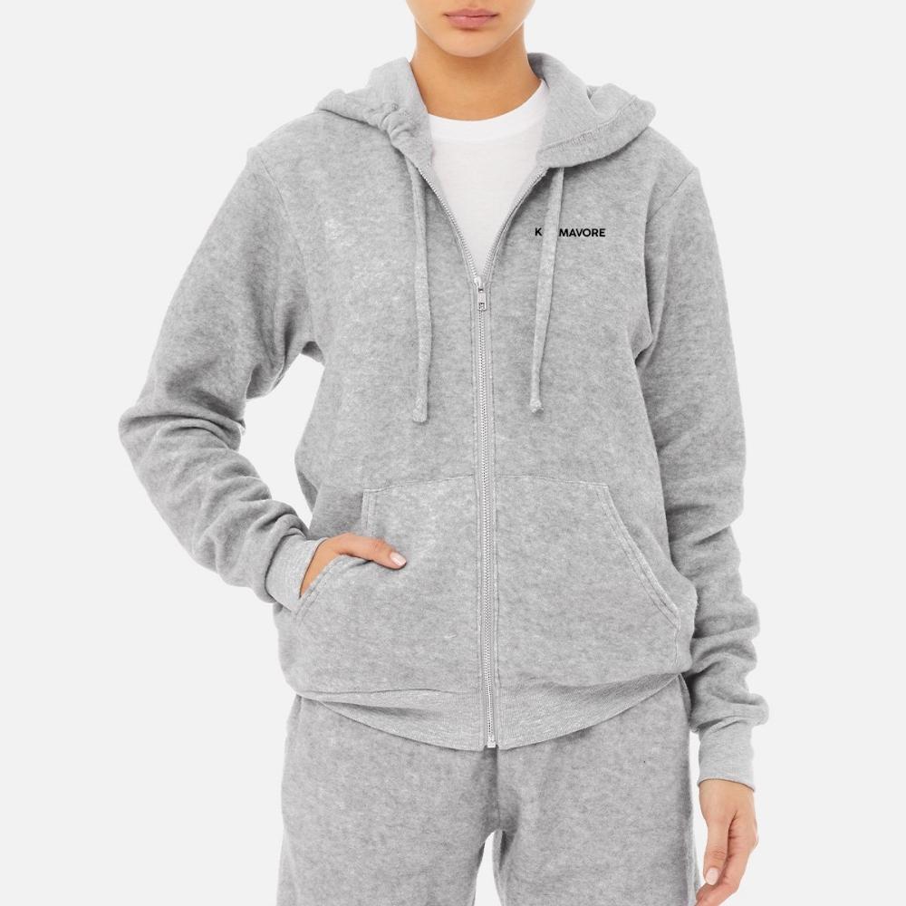 Karmavore Grey Icon Hoodie