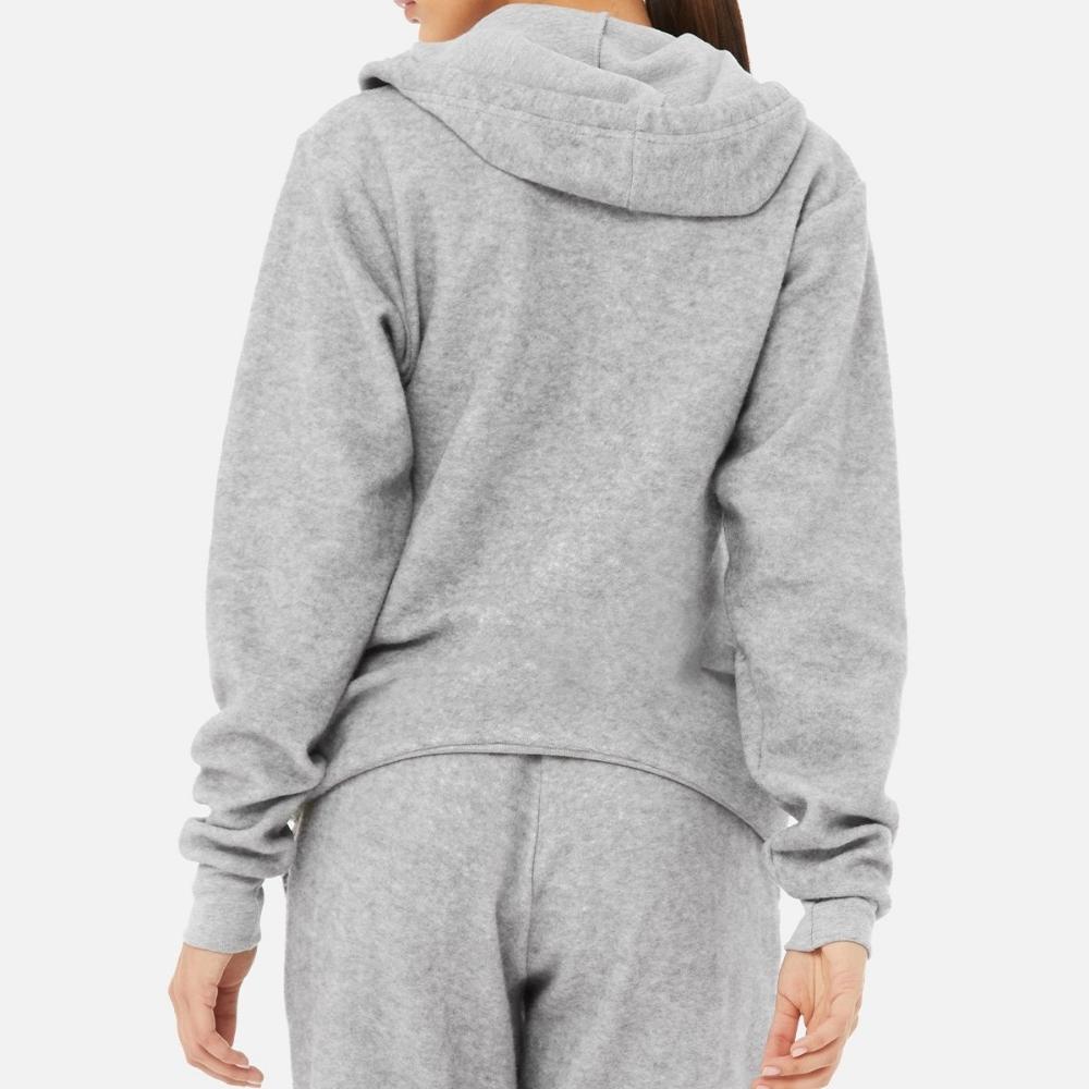 Karmavore Grey Icon Zip Hoodie
