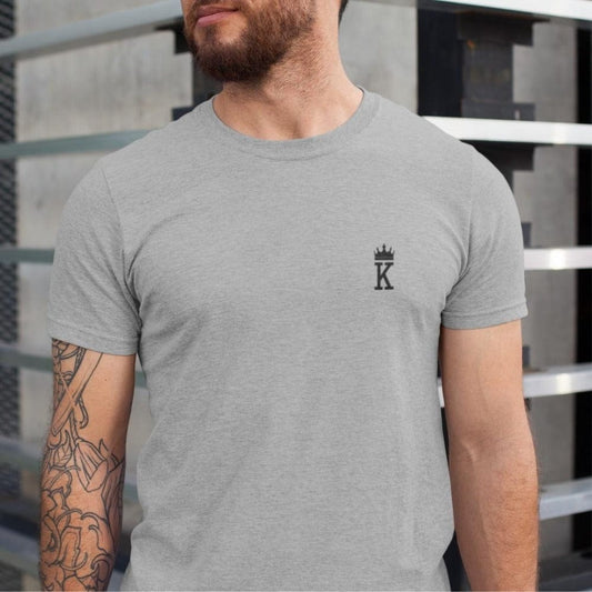 Karmavore King Premium Tee Heather Grey / S
