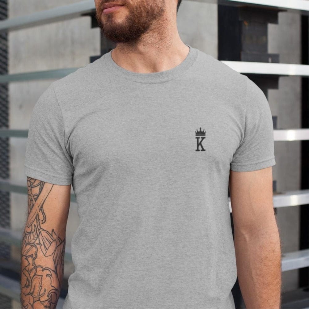 Karmavore King Premium Tee Heather Grey / S