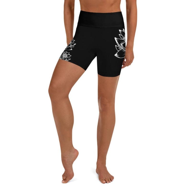 Lotus Black High Waist Short