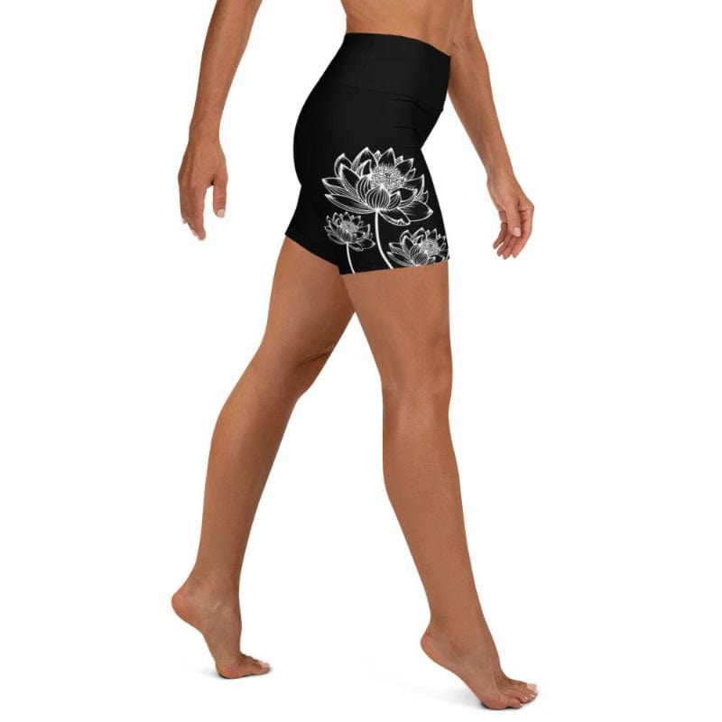 Lotus Black High Waist Short