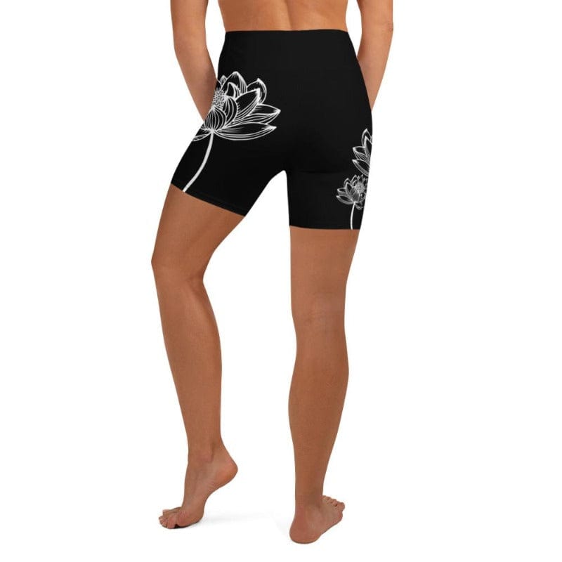 Lotus Black High Waist Short