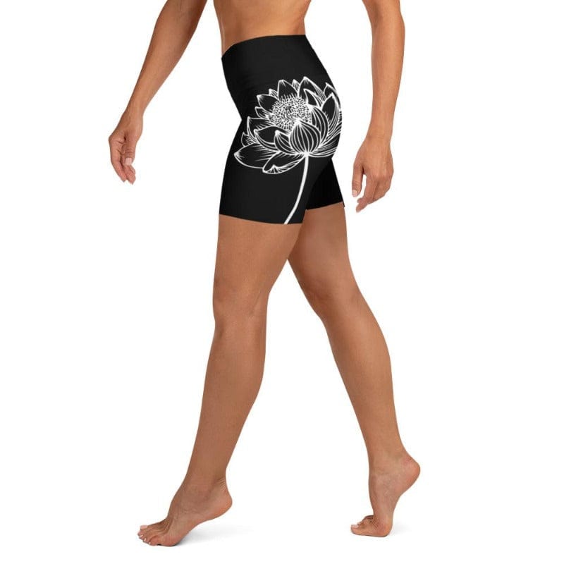 Lotus Black High Waist Short