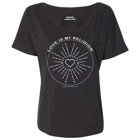 Love Is My Religion Black T-Shirt