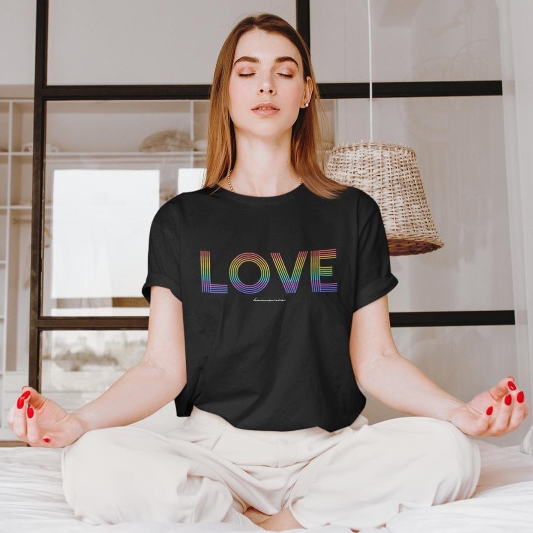 Karmavore Love Premium Tee (Pride) S / Black