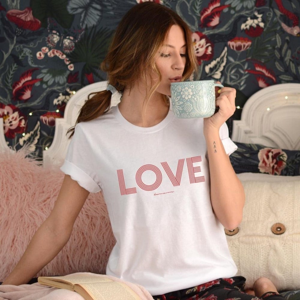 Karmavore Love Premium Tee White / S