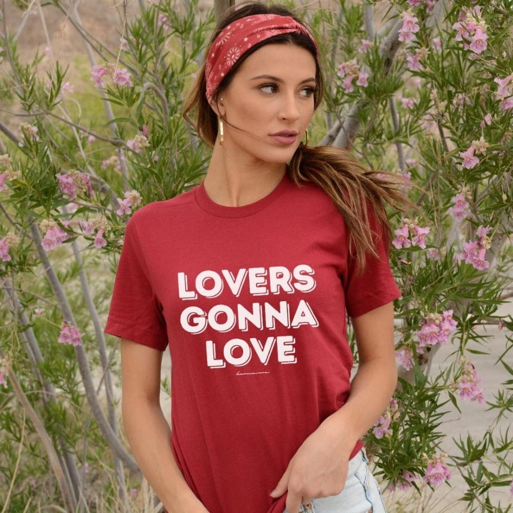 Karmavore Lovers Gonna Love Premium Tee Red / S