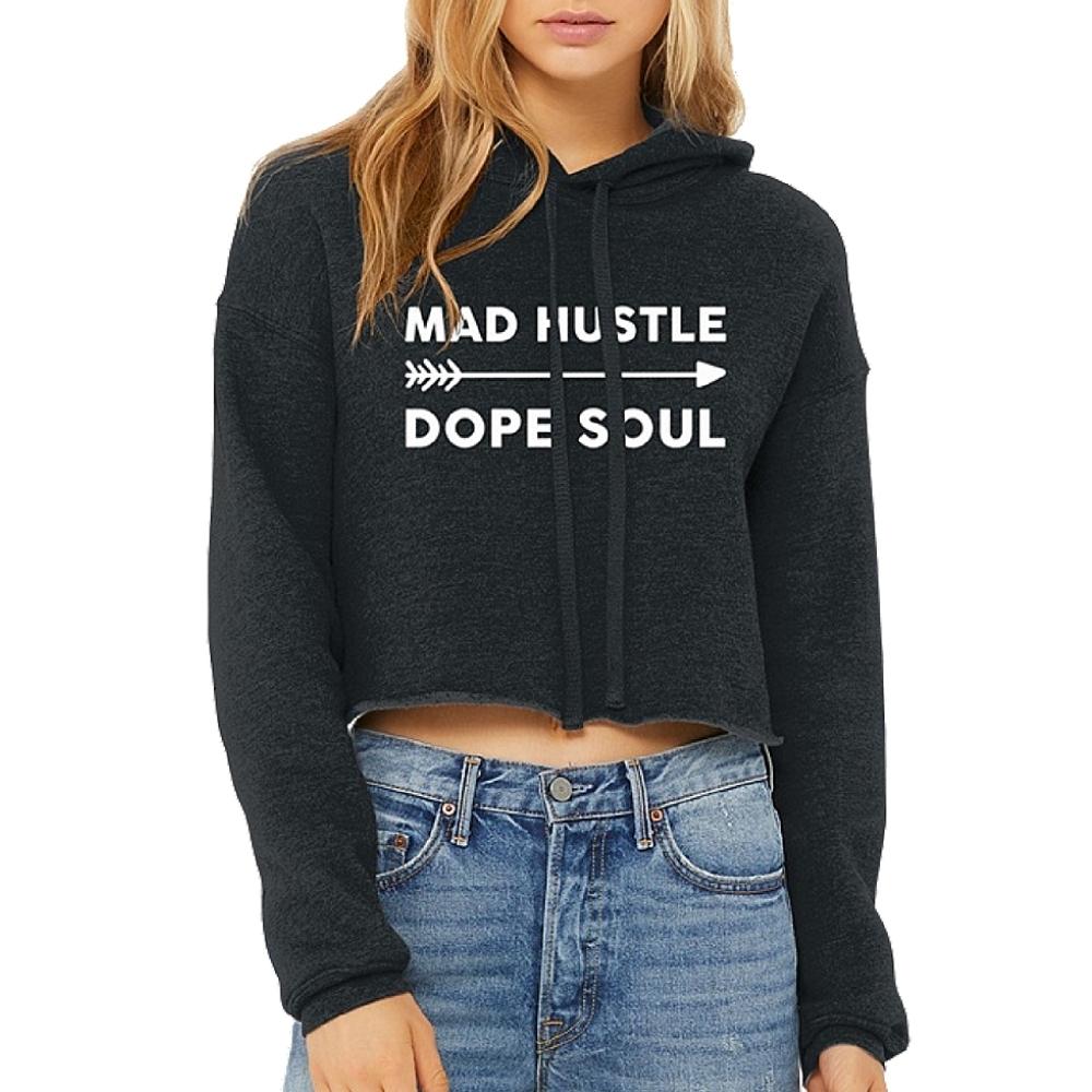 Mad Hustle Dope Soul Cropped Ultra Hoodie