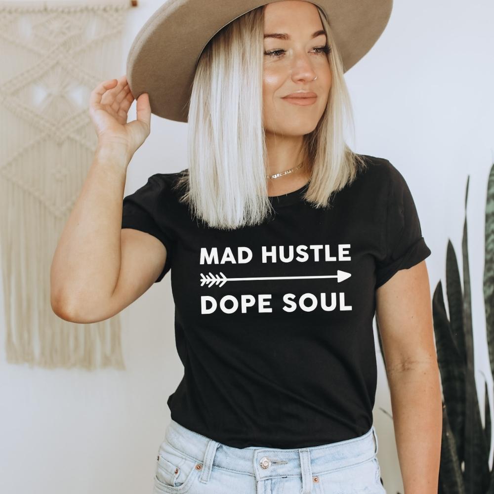 Mad Hustle Dope Soul Black T-Shirt