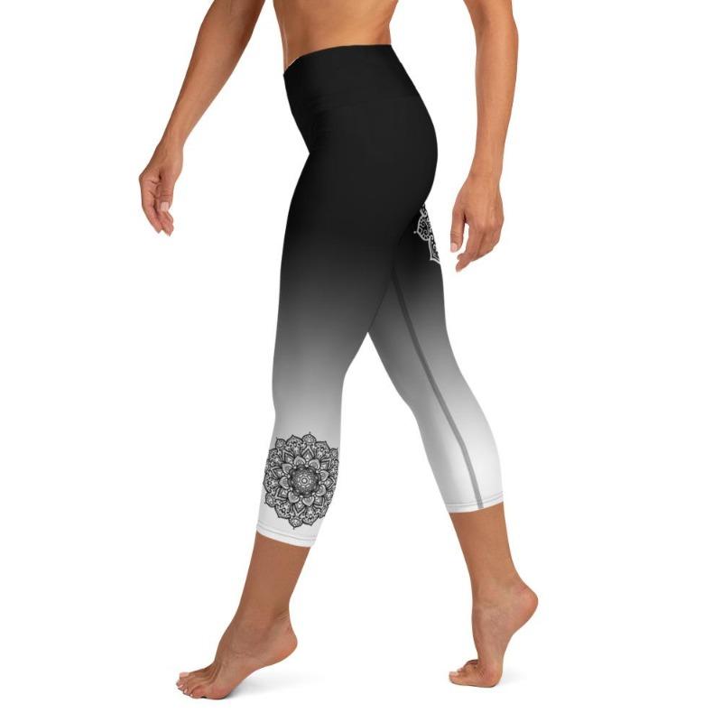 Mandala Ombre High Waist Capris