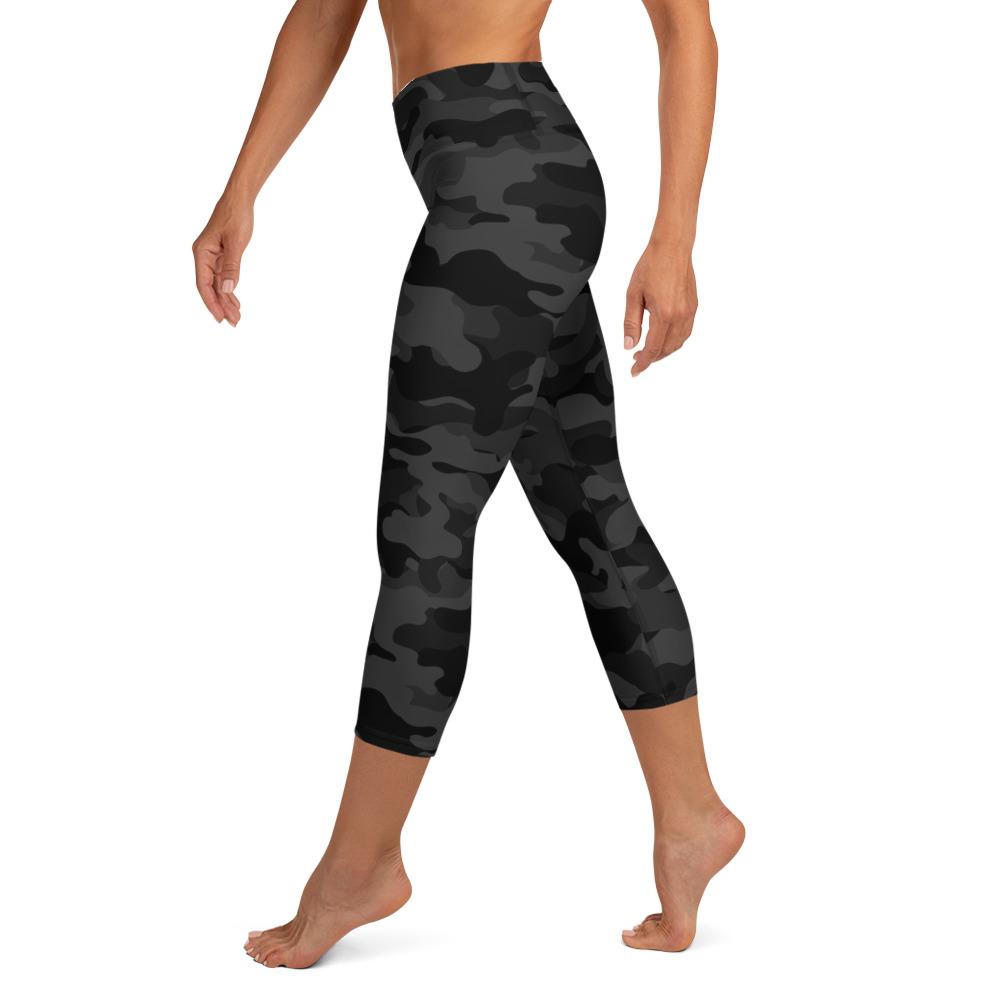 Karmavore Midnight Camo High Waist Capris