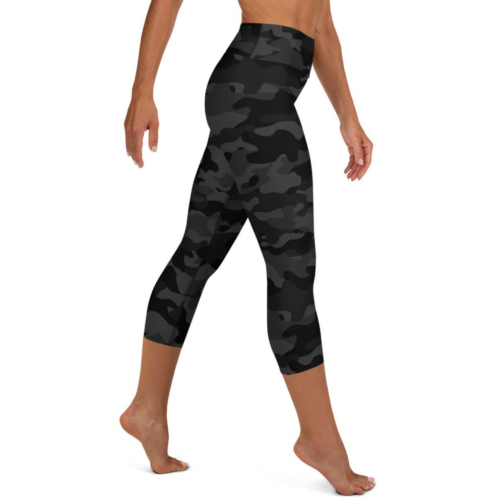 Karmavore Midnight Camo High Waist Capris