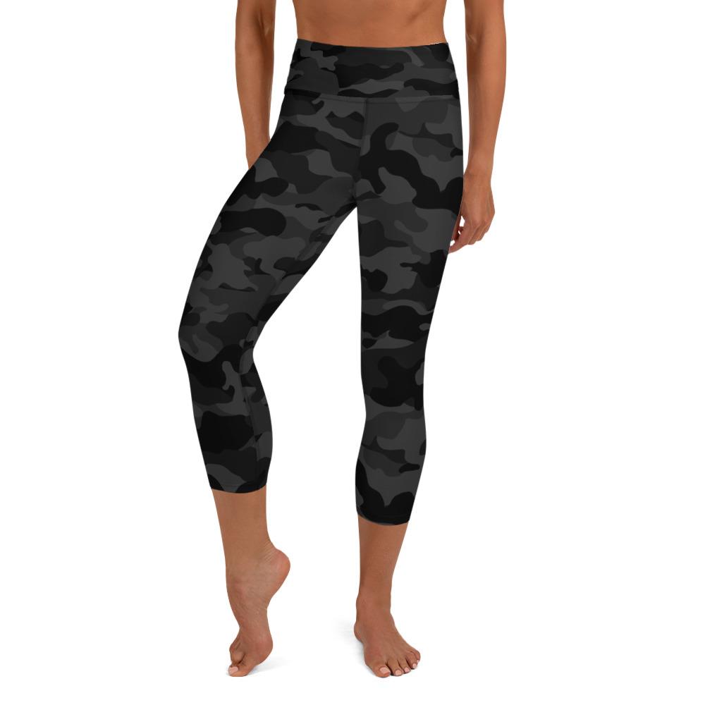 Karmavore Midnight Camo High Waist Capris XS