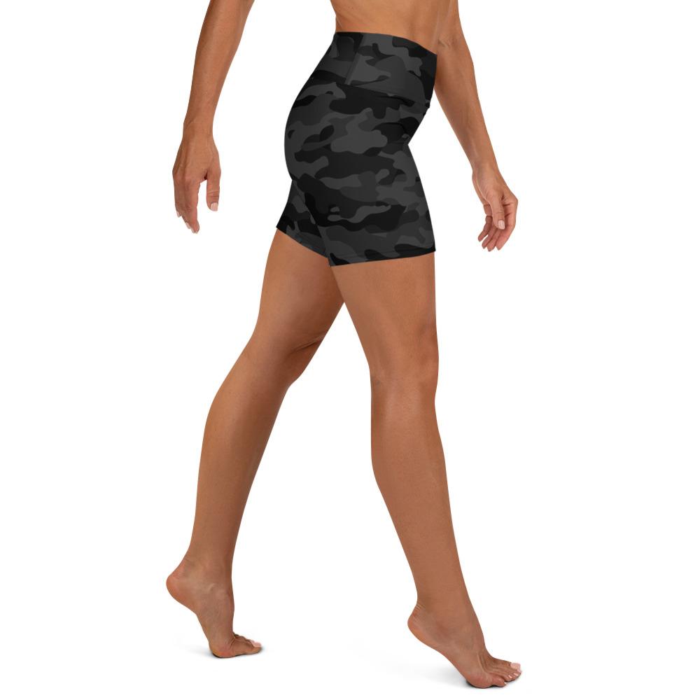 Karmavore Midnight Camo High Waist Shorts