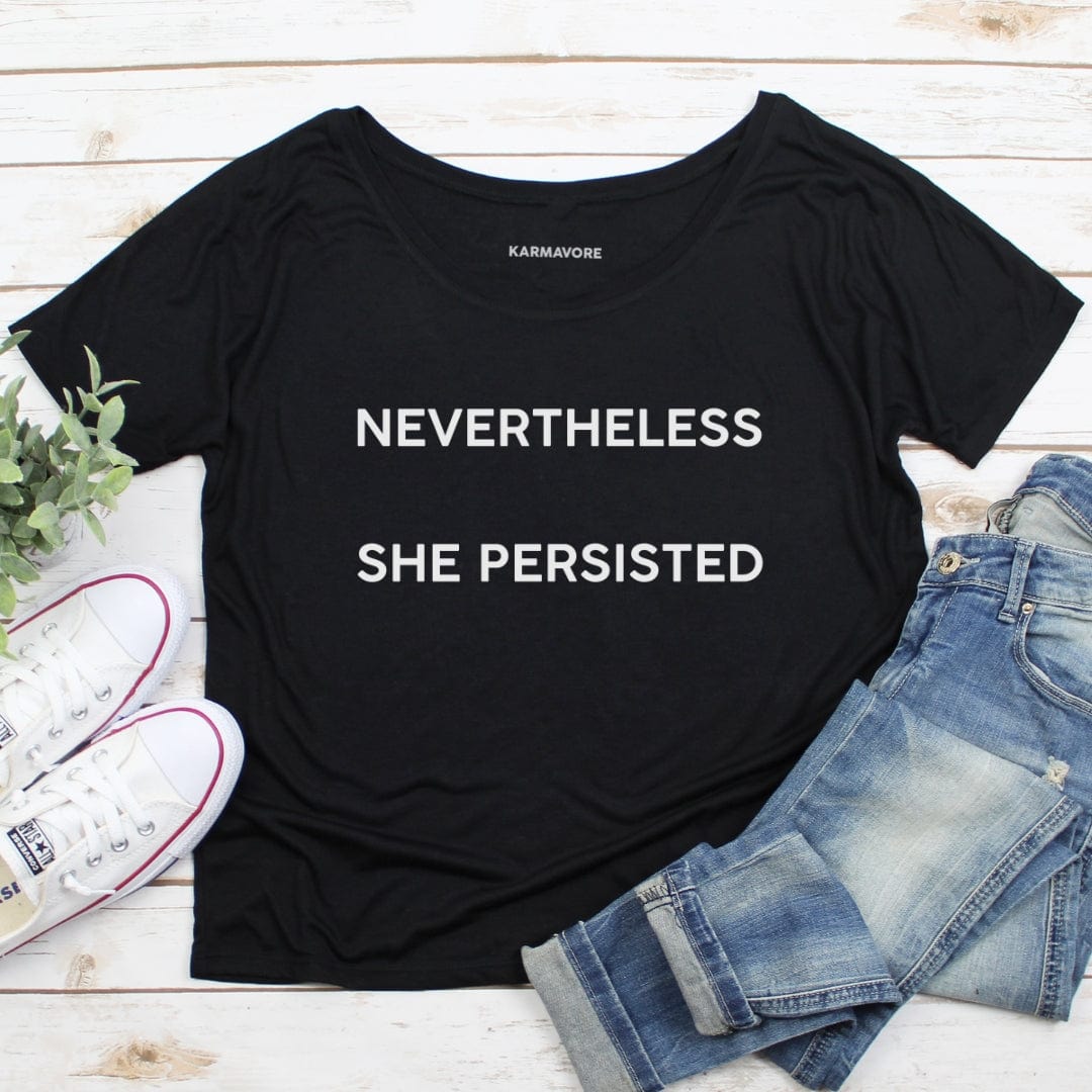 Karmavore Nevertheless She Persisted Goddess Tee