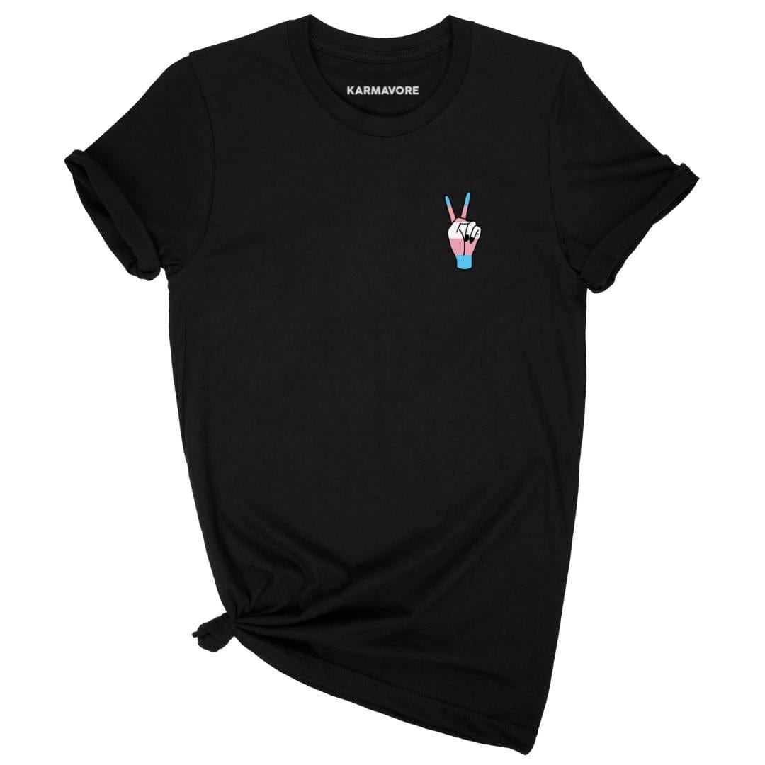 Karmavore Peace Premium Tee (Trans Pride)
