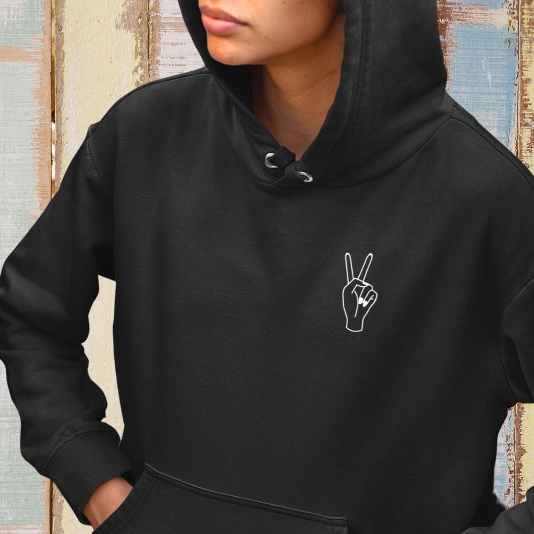 Karmavore Peace Ultra Hoodie Black / S